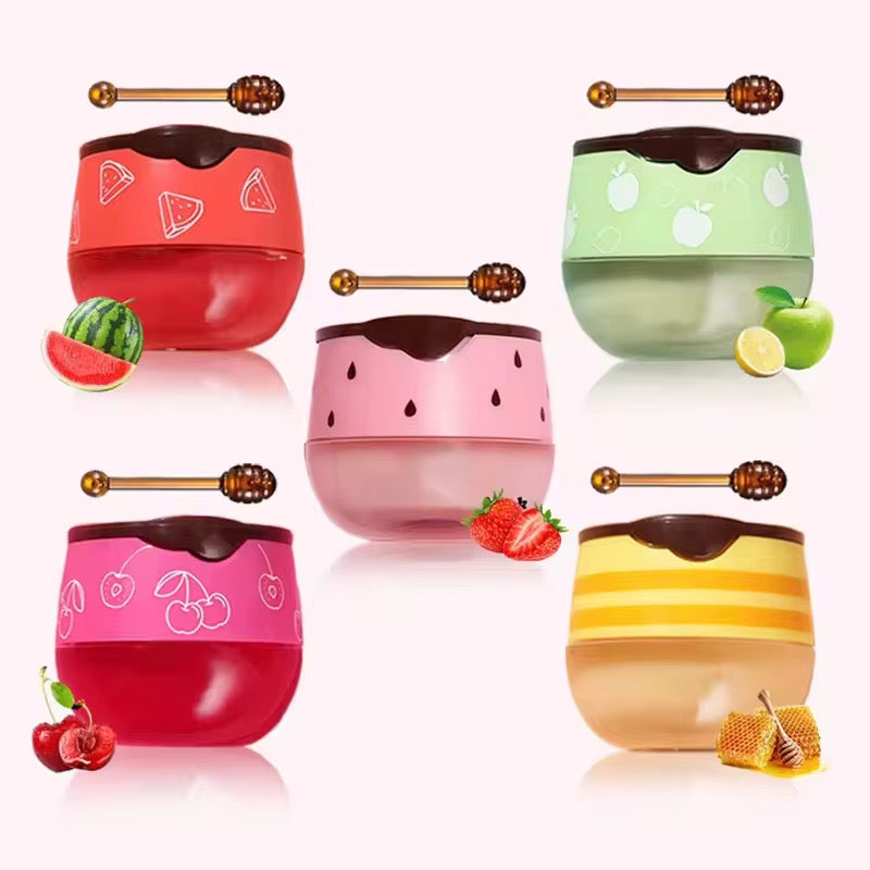 🍯 Fruit Lip Balm Set – Moisturizing & Nourishing Lip Care Collection